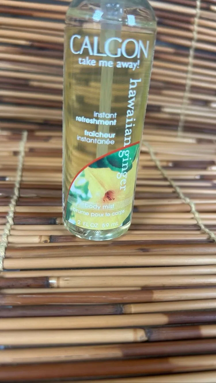 Vintage CALGON Take Me Away Ahh Spa Hawaiian Ginger Body Mist Spray 2 Oz NOS
